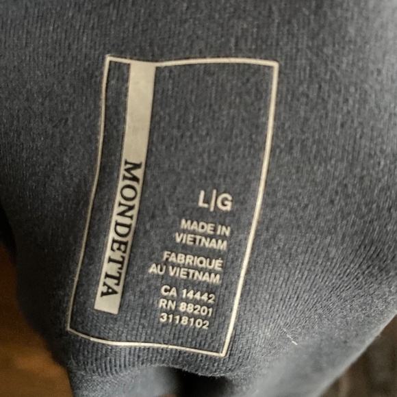 MONDETTA JACKET  SUBTLE PRINT NEW- SIZE LARGE- dark gray/black - Picture 7 of 7